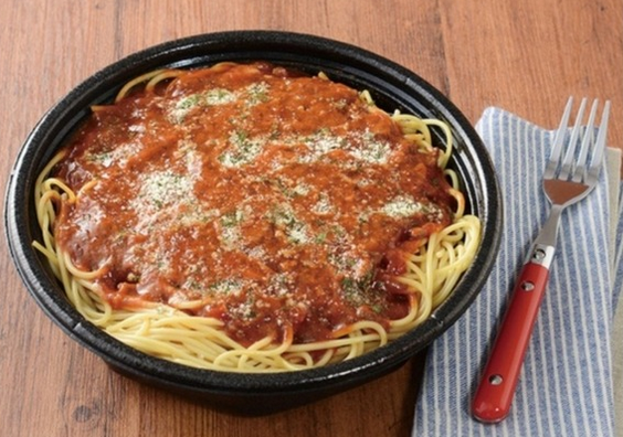 【朗報】ローソンの盛りすぎミートソース、総重量800g