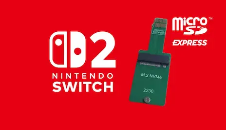 【朗報】Switch2用にM.2 SSD→MicroSD Expressへの変換アダプターが開発中！2TB1万円でストレージ問題解決か？