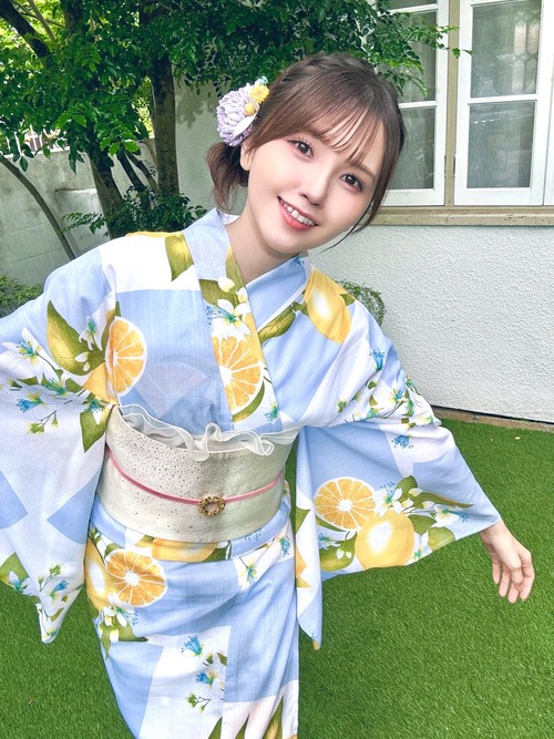 【画像】声優・鬼頭明里(30)の爽やかな浴衣姿が美しすぎると話題ｗｗｗｗ