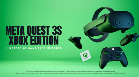 【速報】『Meta Quest 3S Xbox Edition』 正式発表！継続的なパートナーシップ【MS＋メタ】