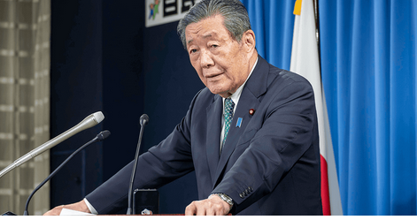 【減税に対抗する】自民党の森山幹事長 「何としても消費税を守り抜く」
