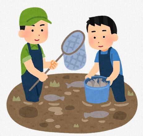 福井城址のお堀の水、全部抜いてみた