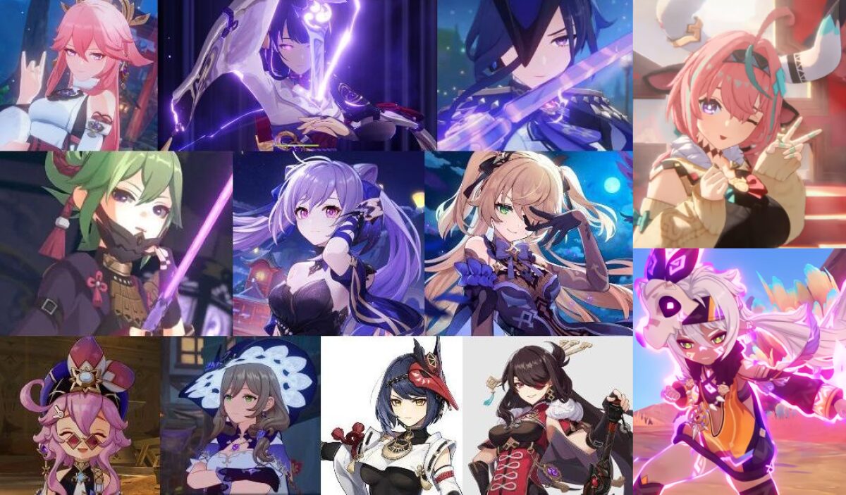 【原神】雷元素キャラは可愛い女の子ばかりで最高！
