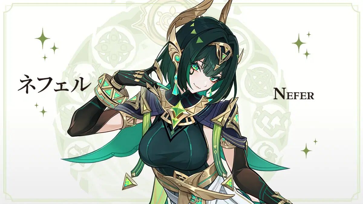 【原神】公式Xにて新キャラ「ネフェル」が公開！LunaⅡにて実装か⁉