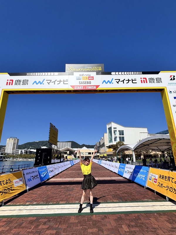 【坂本愛玲菜】自転車レース「#マイナビツールド九州」の「#佐世保クリテリウム」　F氏レポ