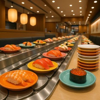【悲報】外国人さん、スシローでネタと醤油をパックに詰めて全部持ち帰ってしまう