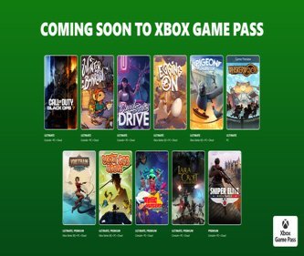 Xbox Game Pass、11月前半のラインナップ発表！