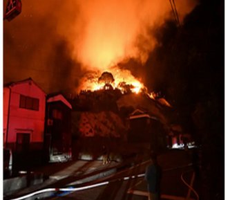 【速報】大分市で大規模火災発生　20棟以上に延焼中・100世帯が避難…70代男性と連絡取れず