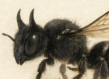 【画像】悪魔みたいな角を持つ新種のハチ　ルシファーと命名　ベルゼブブじゃなくて？