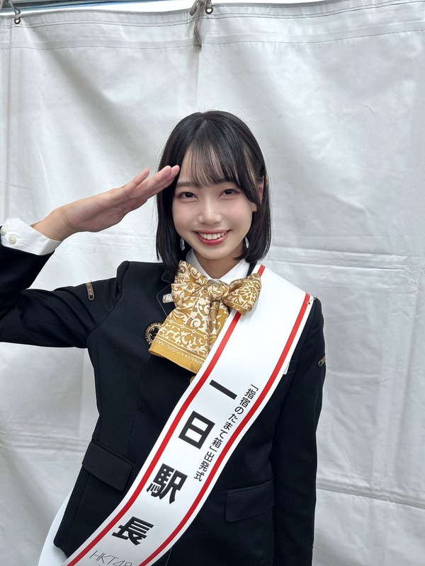 【梁瀬鈴雅】似合う一日署長