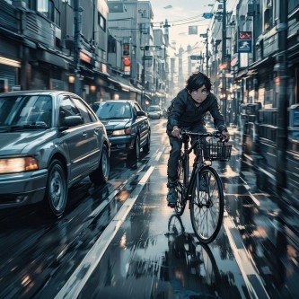 【画像】自転車乗りさん、泣く 「こんなとこ走るの無理」