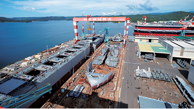 【広島・呉市】造船会社で電気の検査中に感電　作業員の男性（３８）が死亡