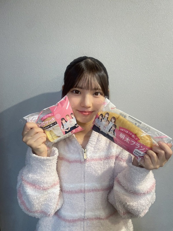 【松永悠良】ファミリーマートさんのロールケーキと🍓明太フランスパン🥖買いました！