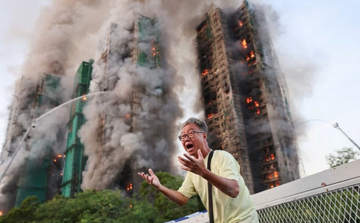 香港大火事　原因調査や再発防止を香港政府へ請願した人物を当局が逮捕