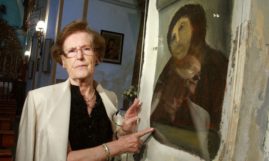 【訃報】失敗したフレスコ画の修復で名声を得たスペイン人女性が亡くなりました