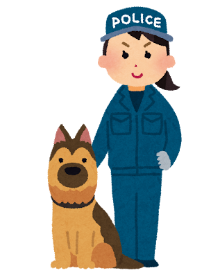 警察犬が昔の相棒とすれ違った結果