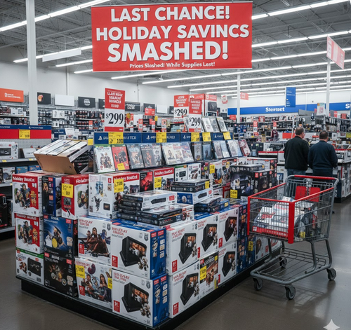 【悲報】家庭用ゲーム機さん、アメリカホリデーなのに売れてないw1995年11月以来最低を記録wwwww