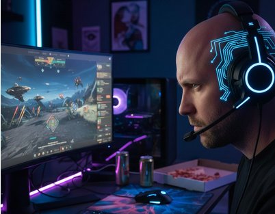 ゲーミングハゲ、自律神経・交感神経が原因だと医学的に解明