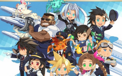 JR東海が『FF7』とコラボ！クラウドやティファ、エアリスたちが鉄道職員の姿に