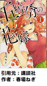 「五等分の花嫁(ごとよめ)」の長女・一花さん、圧倒的に不人気の模様