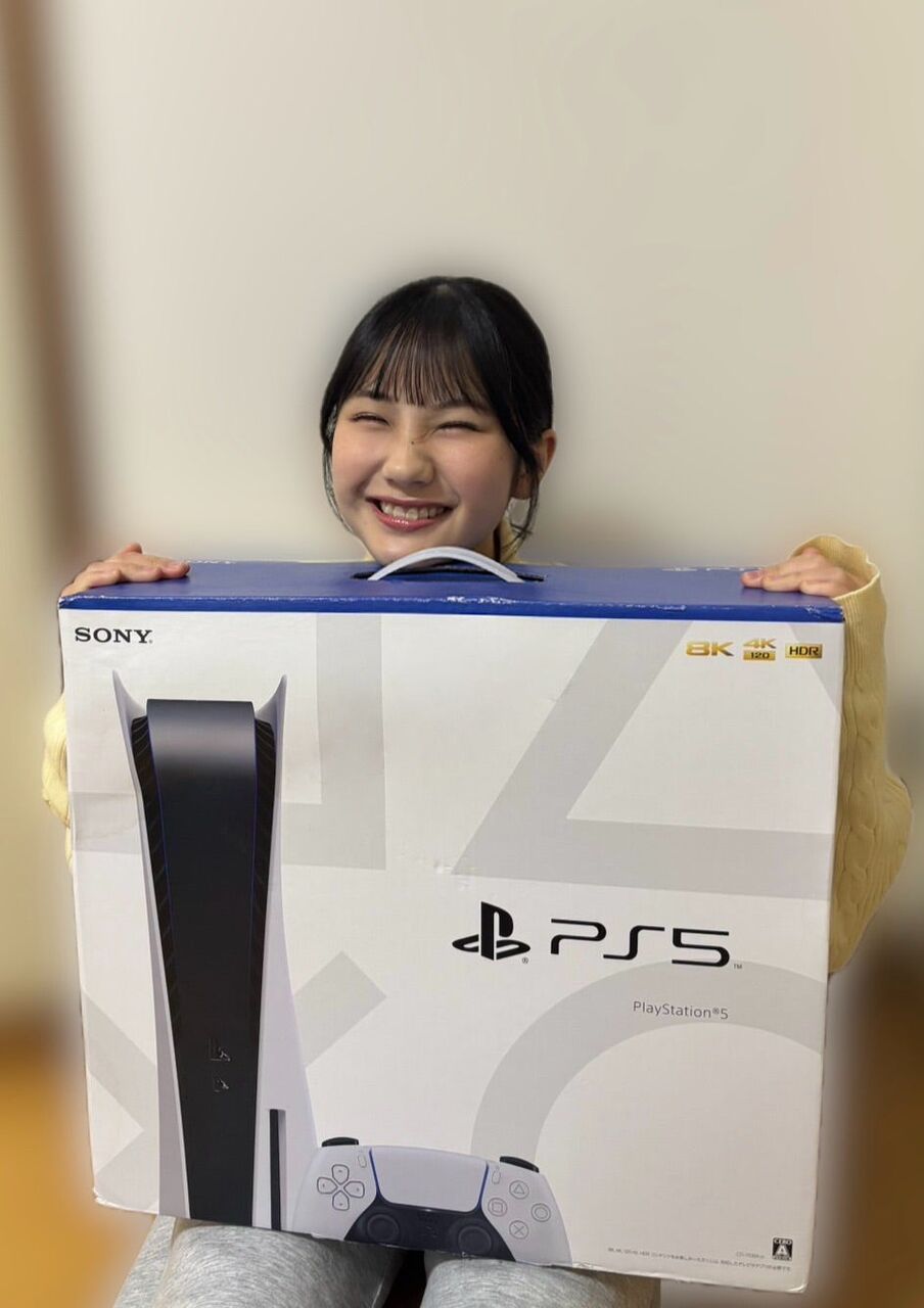 【末っ子】土居楓奏さん「行くつば景品でPS5をいただきました！」