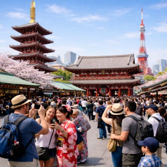 【朗報】中国人が去った日本、外国人観光客が激増