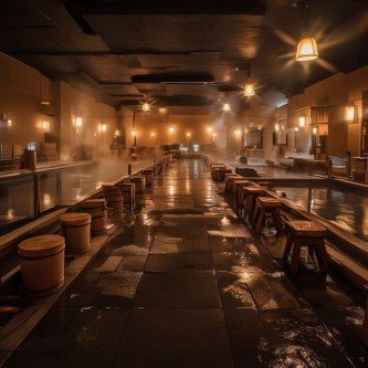 ←2階大浴場(女) ワイ「はえー大浴場2階か。早速行ったろw」結果