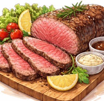 リュウジ「俺のローストビーフ覚えたら他のは食べられないよ」 X民「これ生肉じゃん…」