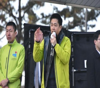 【大阪】吉村前大阪府知事 「大阪を良くしたい」に大声のヤジやまず「選挙妨害はやめてください」「反対意見はわかりますが」