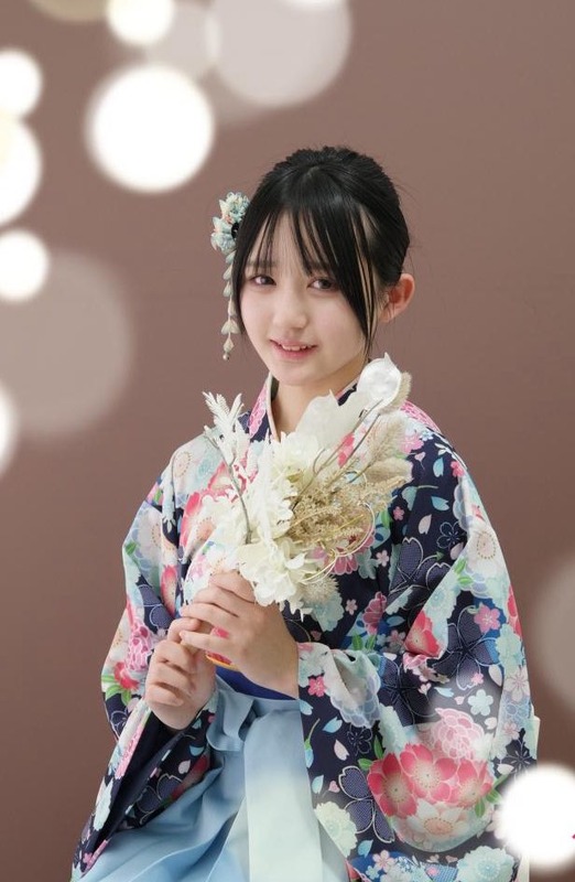 【石松結菜】晴れ着のゆいなちゃん