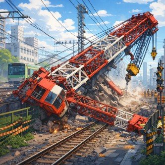 タイ「日本要らね！中国の高速鉄道を採用！」→工事現場でクレーンが倒壊し特急列車直撃