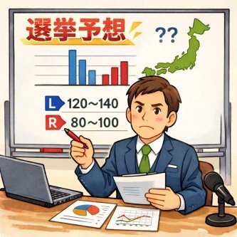 次の選挙って中道210、自民140、他になりそうじゃね