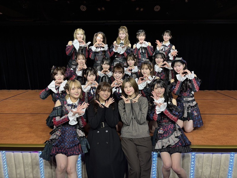 【HKT48】ねねちゃんともかちゃんがAKB劇場へ