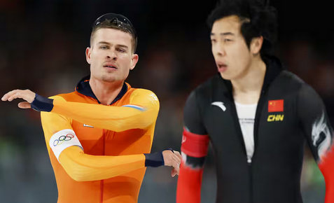 【五輪】メダル候補のオランダ選手、中国選手妨害に「涙も出ない」　スピード男子1000メートル