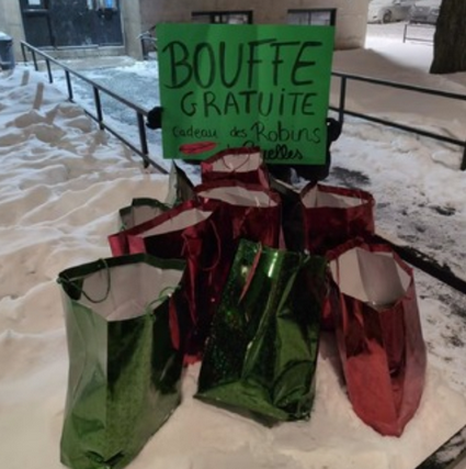 【海外】食品店を襲った「ロビン・フッド」窃盗団、盗んだ食品を住民に配布　カナダ