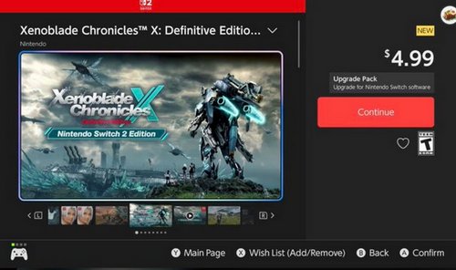 海外のゼノブレファン「たかが4K60FPSのアプデで有料5ドルなのはおかしい！」←高速で1000いいね