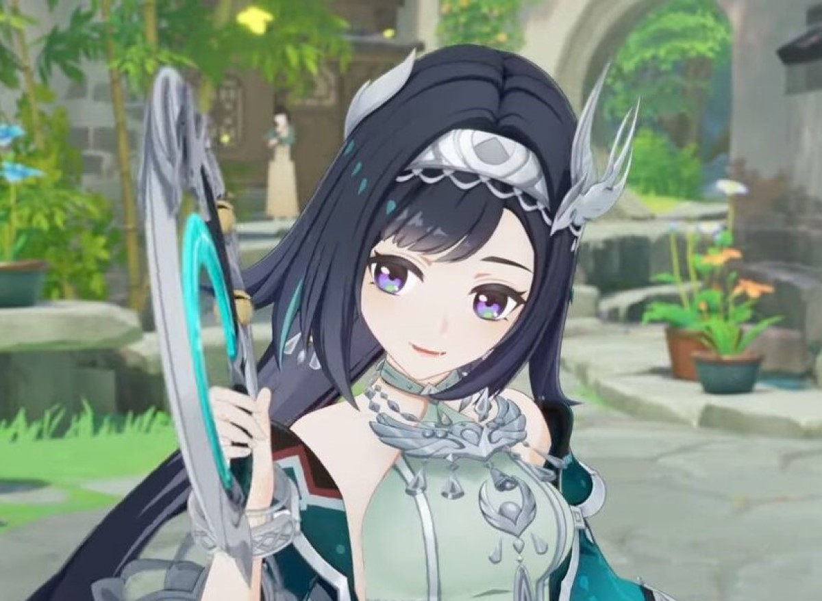 【原神】藍硯ってイラスト再現度は割と高い気がする。