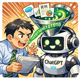 50代会社員「おいChatGPTってヤツすごいぞ！顧客の情報読み込ませたらこんなの作ってくれた！」