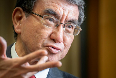 【政治】河野太郎氏、補助より節約を　ガソリン高騰、政府に注文