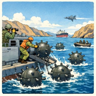 ホルムズ海峡、ついに機雷が撒かれる