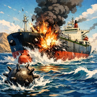 タイ企業「タイ船ならホルムズ海峡通れるやろ。船にバンコクって大きく書いてるしイケる！」