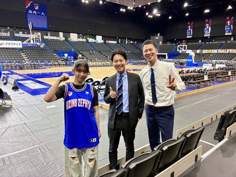 【中野南実】本日 #KBC九州朝日放送 にて放送　ライジングゼファー福岡 × 横浜エクセレンス
