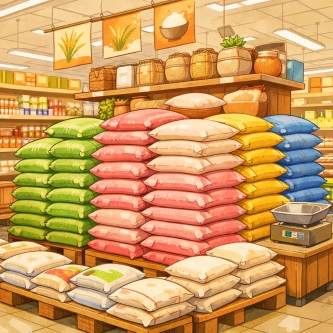 【朗報】5kg3000円台の米、スーパーに続々と並び出すwwwwwwwwwwwwww